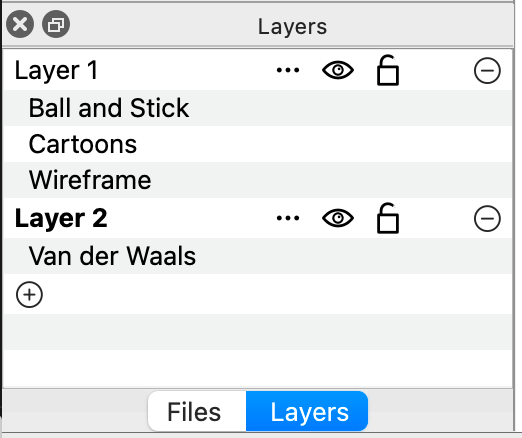 Screenshot of the layers pane